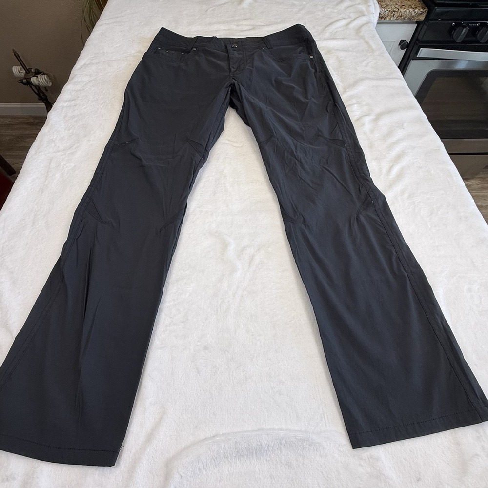 Kuhl Pants Mens 36x30 Gray Nylon Stretch Hiking Outdoor Trail 5 Pocket